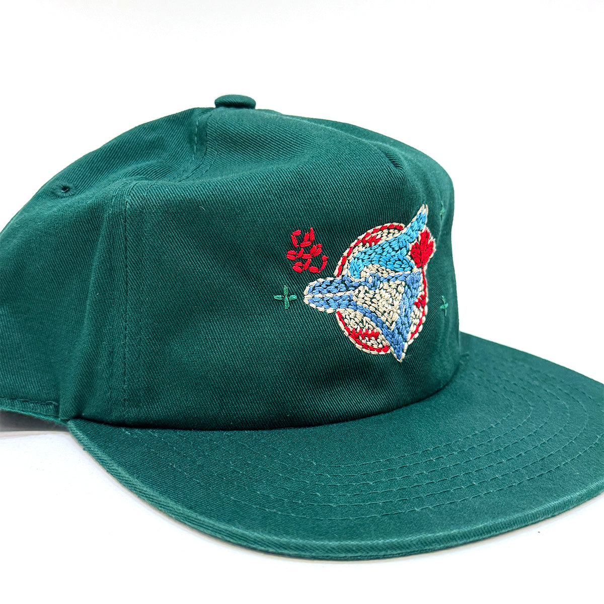 "Handwork" Jays Logo 5-Panel Cap [Green]