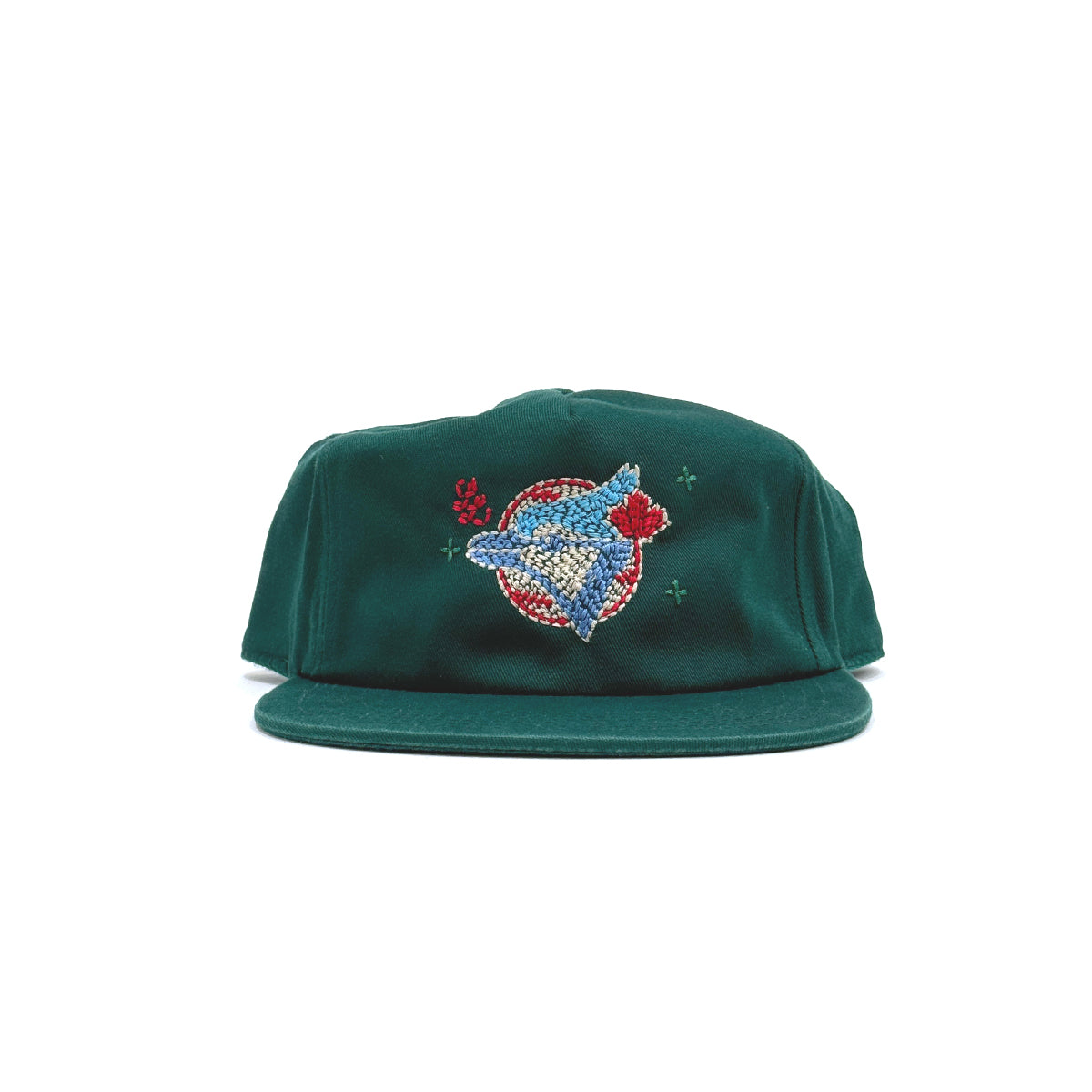 "Handwork" Jays Logo 5-Panel Cap [Green]