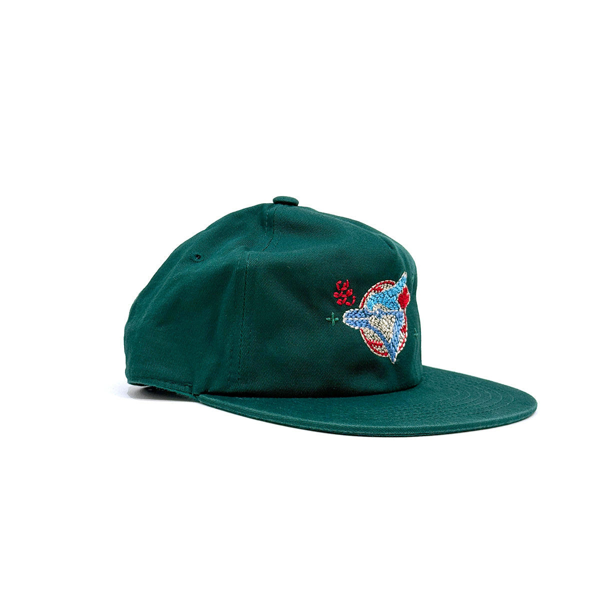 "Handwork" Jays Logo 5-Panel Cap [Green]