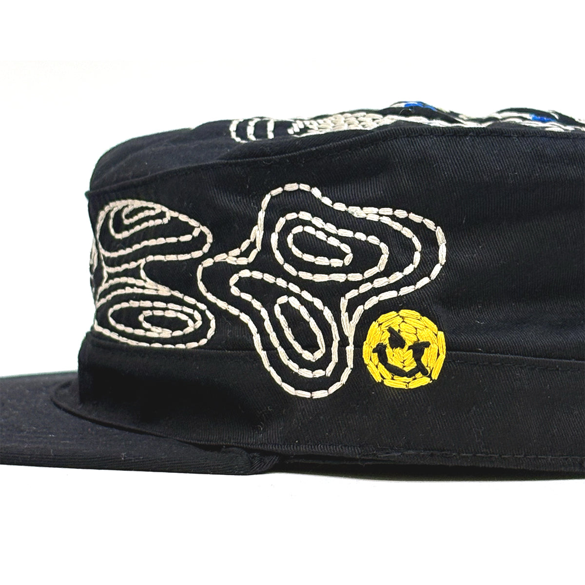 "Handwork" LLOST Castro Adjustable Army Cap [Black]