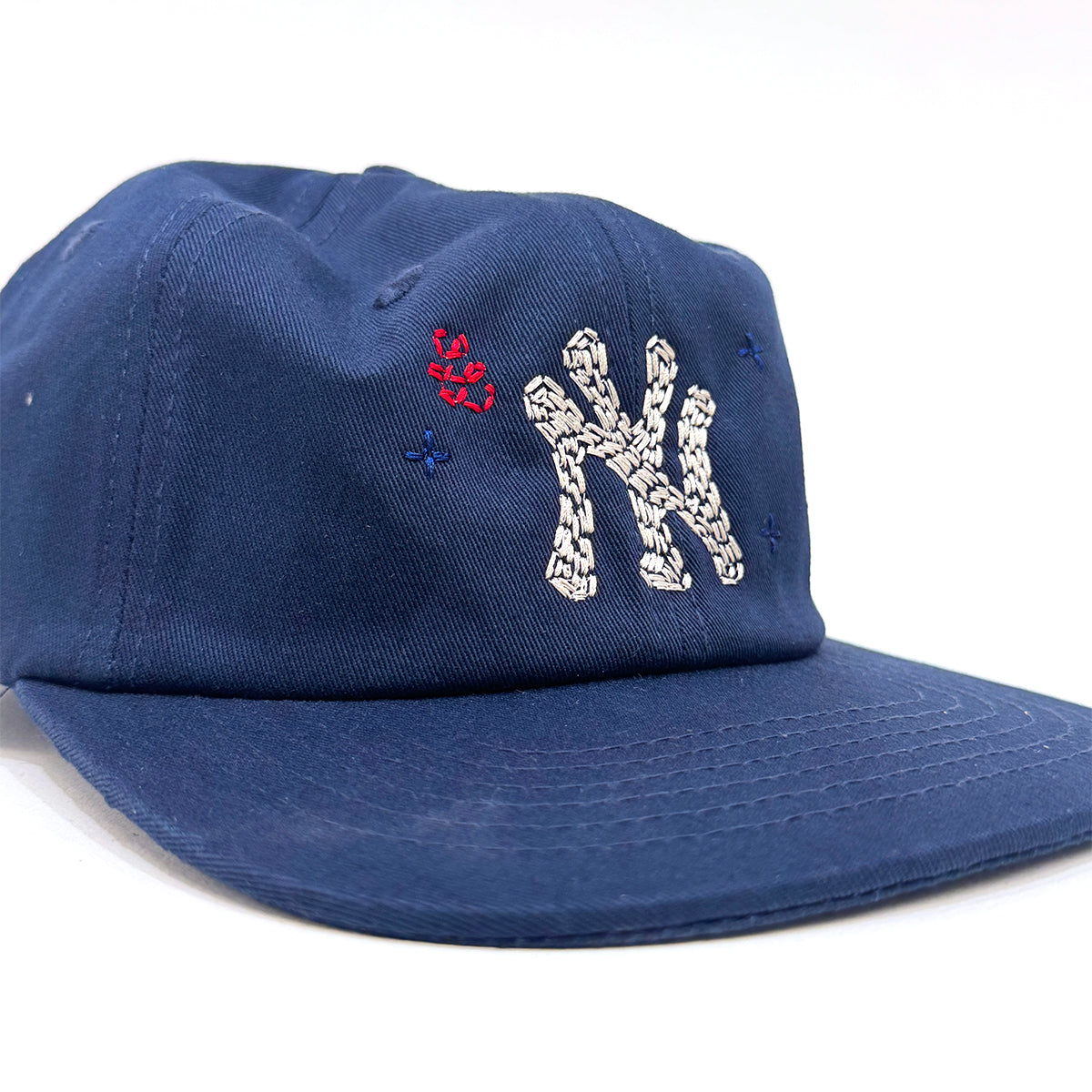 "Handwork" N.Y. Logo Low Profile 6-Panel Cap [True Navy]
