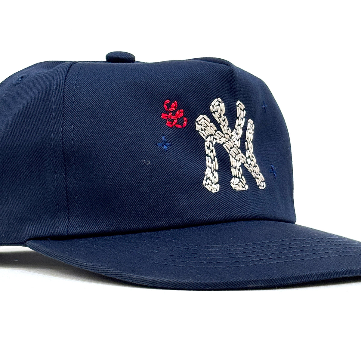 "Handwork" N.Y. Logo Low Profile 5-Panel Cap [True Navy]