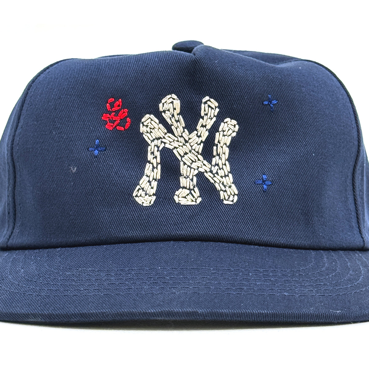 "Handwork" N.Y. Logo Low Profile 5-Panel Cap [True Navy]