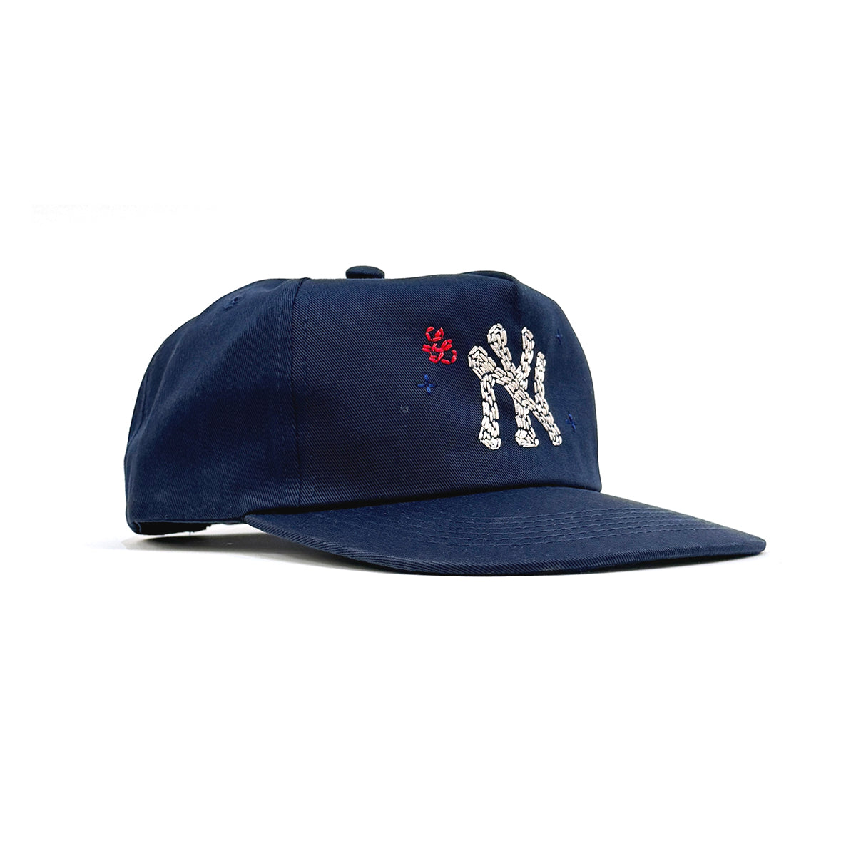"Handwork" N.Y. Logo Low Profile 5-Panel Cap [True Navy]