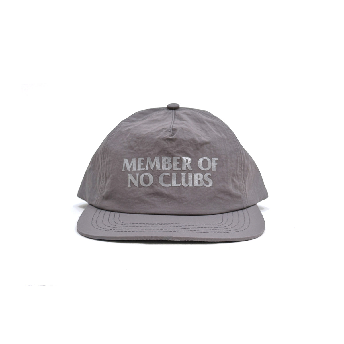 M.O.N.C. Reflective Water Repellent Nylon 5-Panel Cap [Grey]