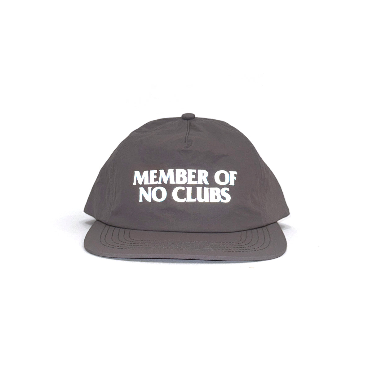 M.O.N.C. Reflective Water Repellent Nylon 5-Panel Cap [Grey]