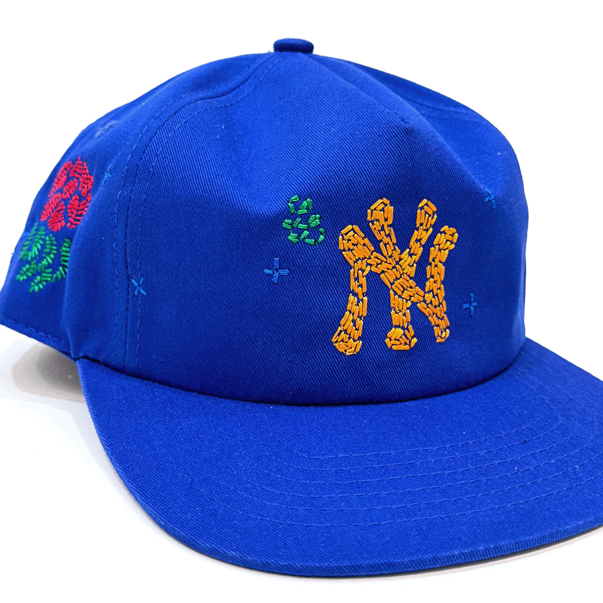 "Handwork" N.Y. Logo 5-Panel Cap [Royal Blue]