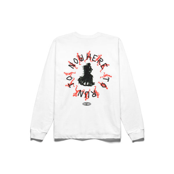 NOWHERE TO RUN TO "RUN CYCLE" HEAVYWEIGHT LONG SLEEVE SHIRT