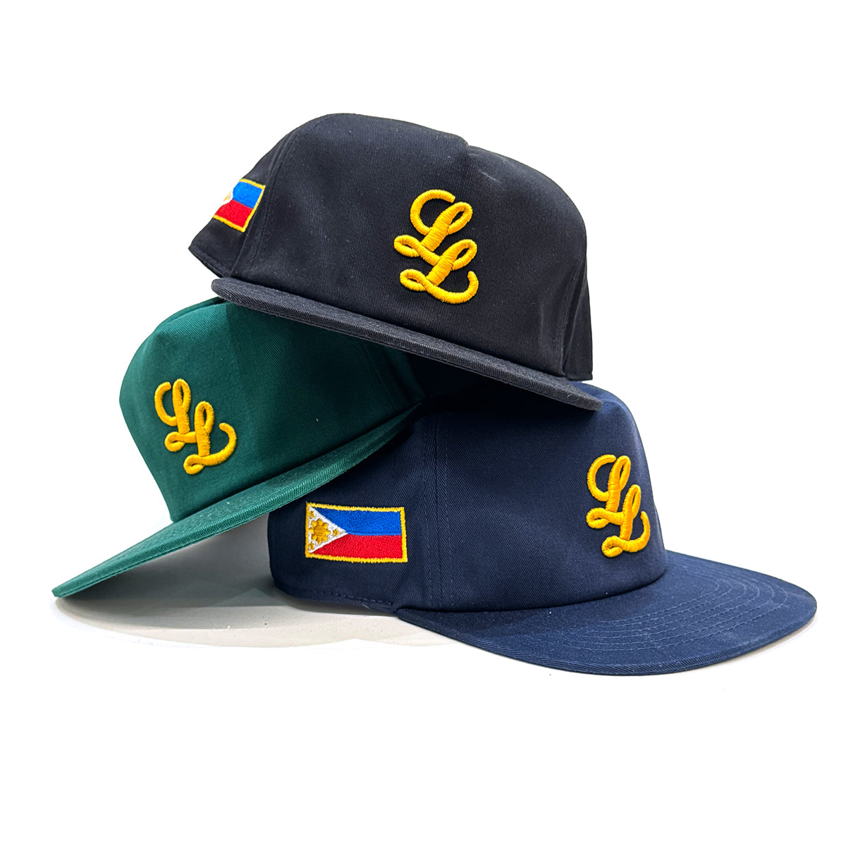 Philippine Flag Raised L.L. Logo 5-Panel Cap