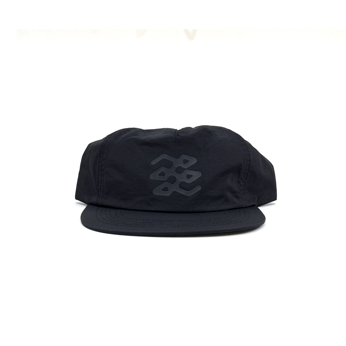 LL Ro-Sym Iridescent Reflective Water Repellent Nylon 5-Panel Cap [Black]