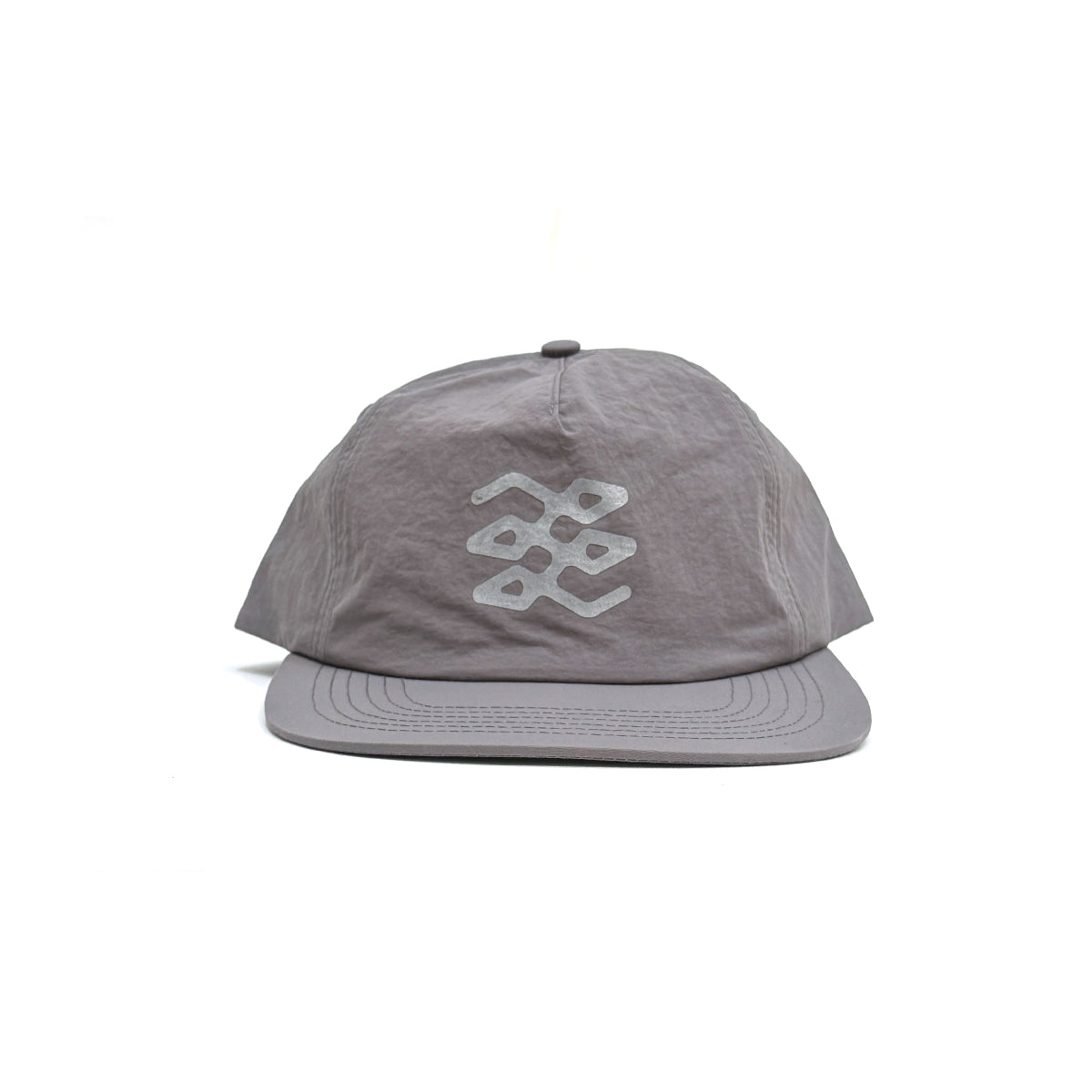 LL Ro-Sym Reflective Water Repellent Nylon 5-Panel Cap [Grey]