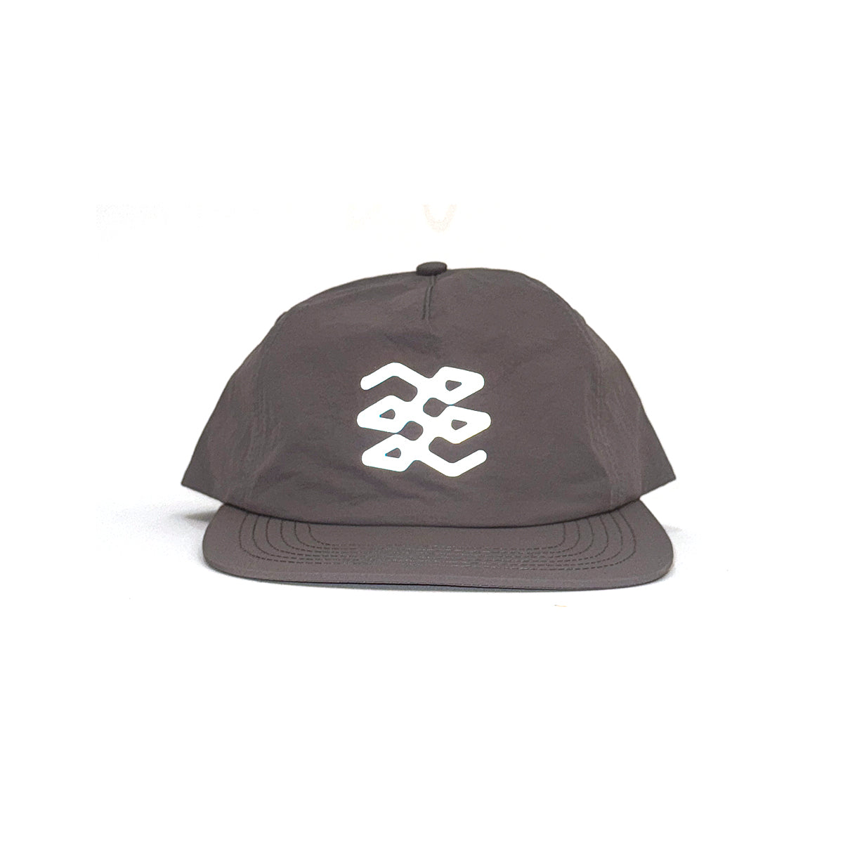 LL Ro-Sym Reflective Water Repellent Nylon 5-Panel Cap [Grey]
