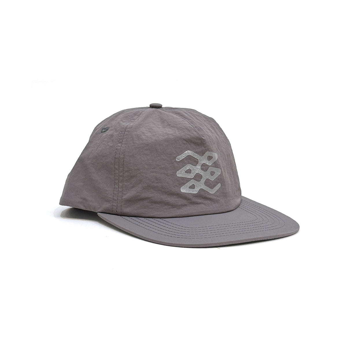LL Ro-Sym Reflective Water Repellent Nylon 5-Panel Cap [Grey]
