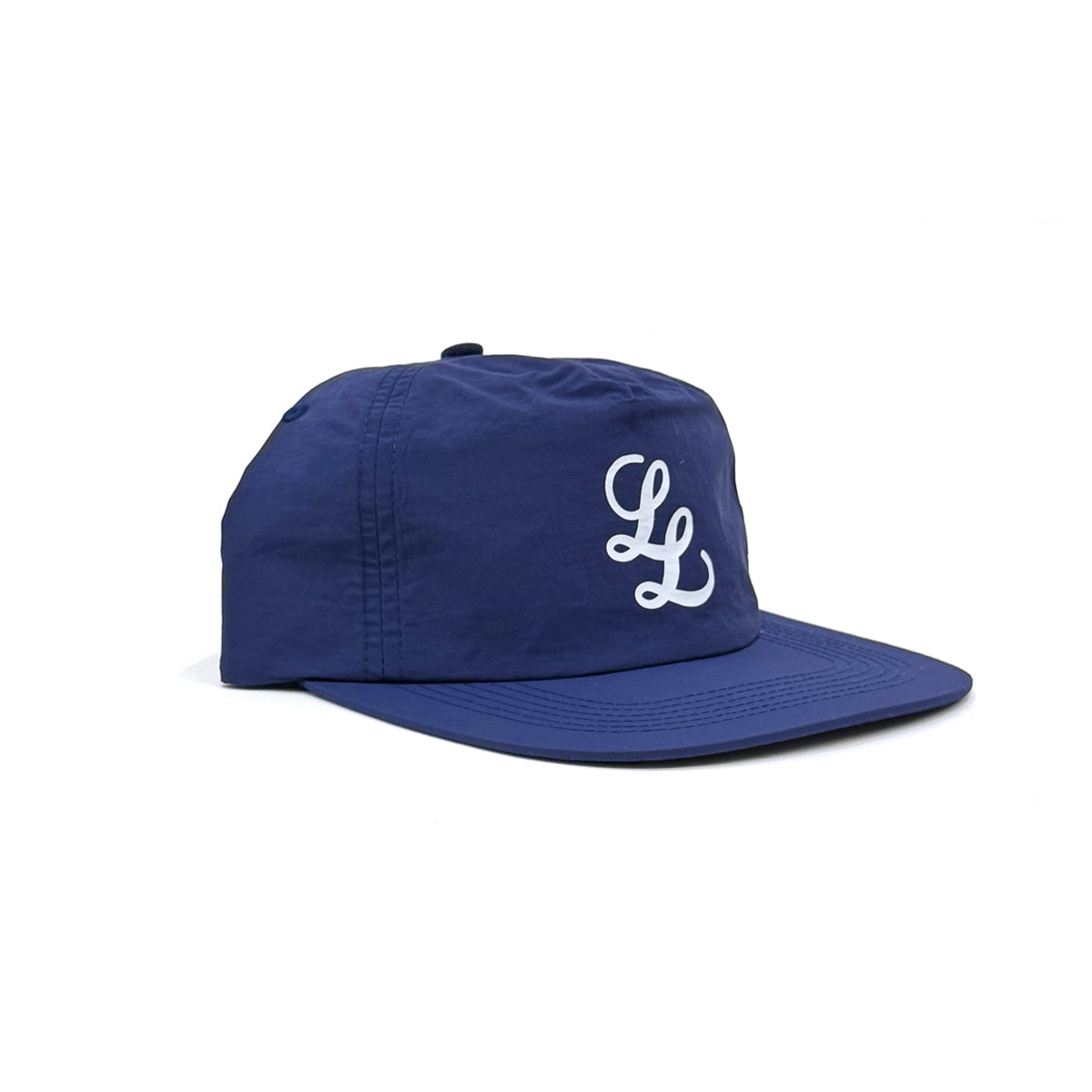 Staple LL Logo Water Repellent Nylon 5-Panel Cap [Dark Blue]