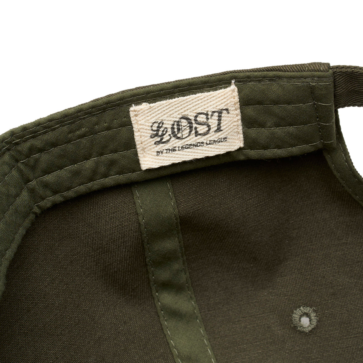 "Handwork" L.L. Logo 6-Panel Cap [Olive Green]