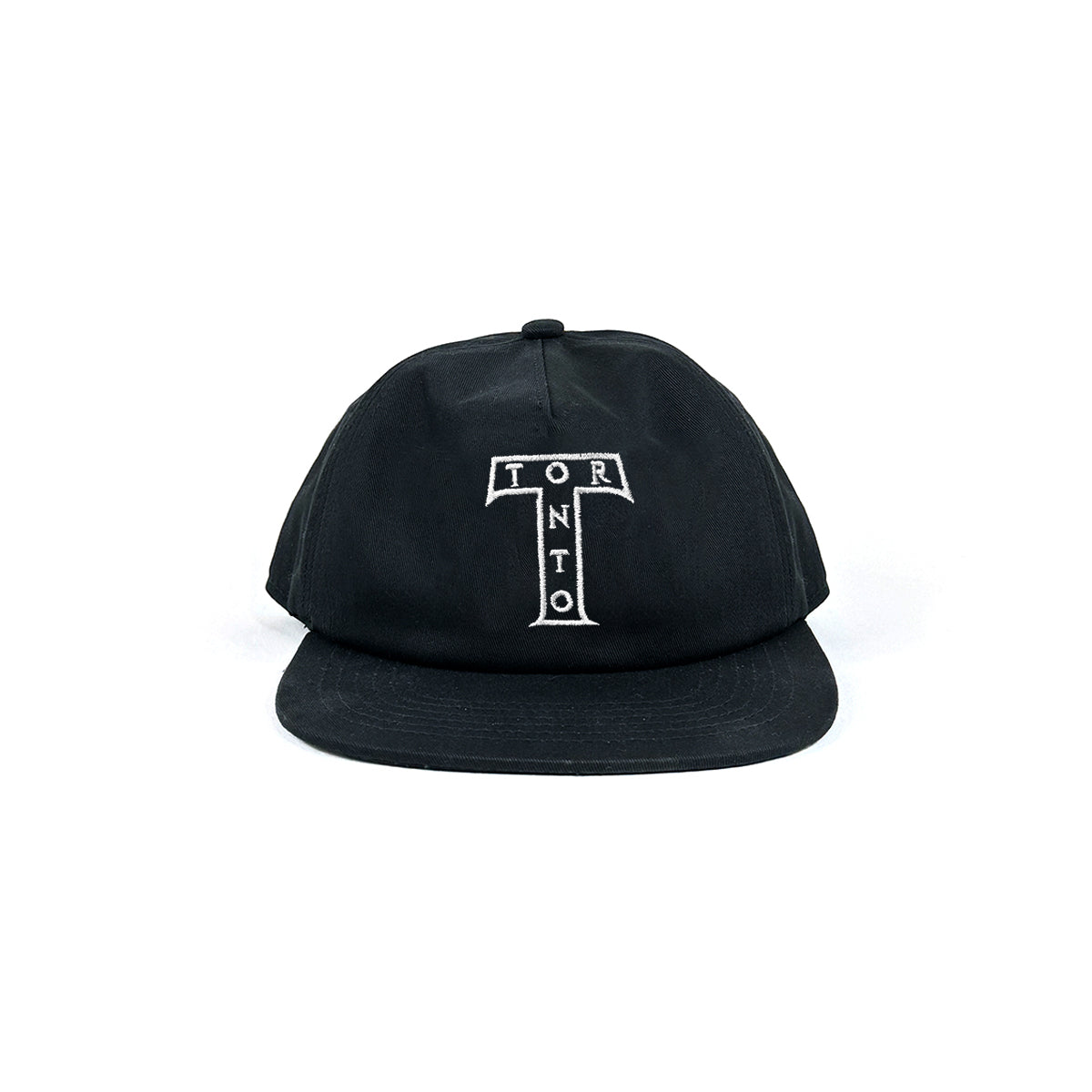 "Toronto Cross" Logo 5-Panel Cap [Black]