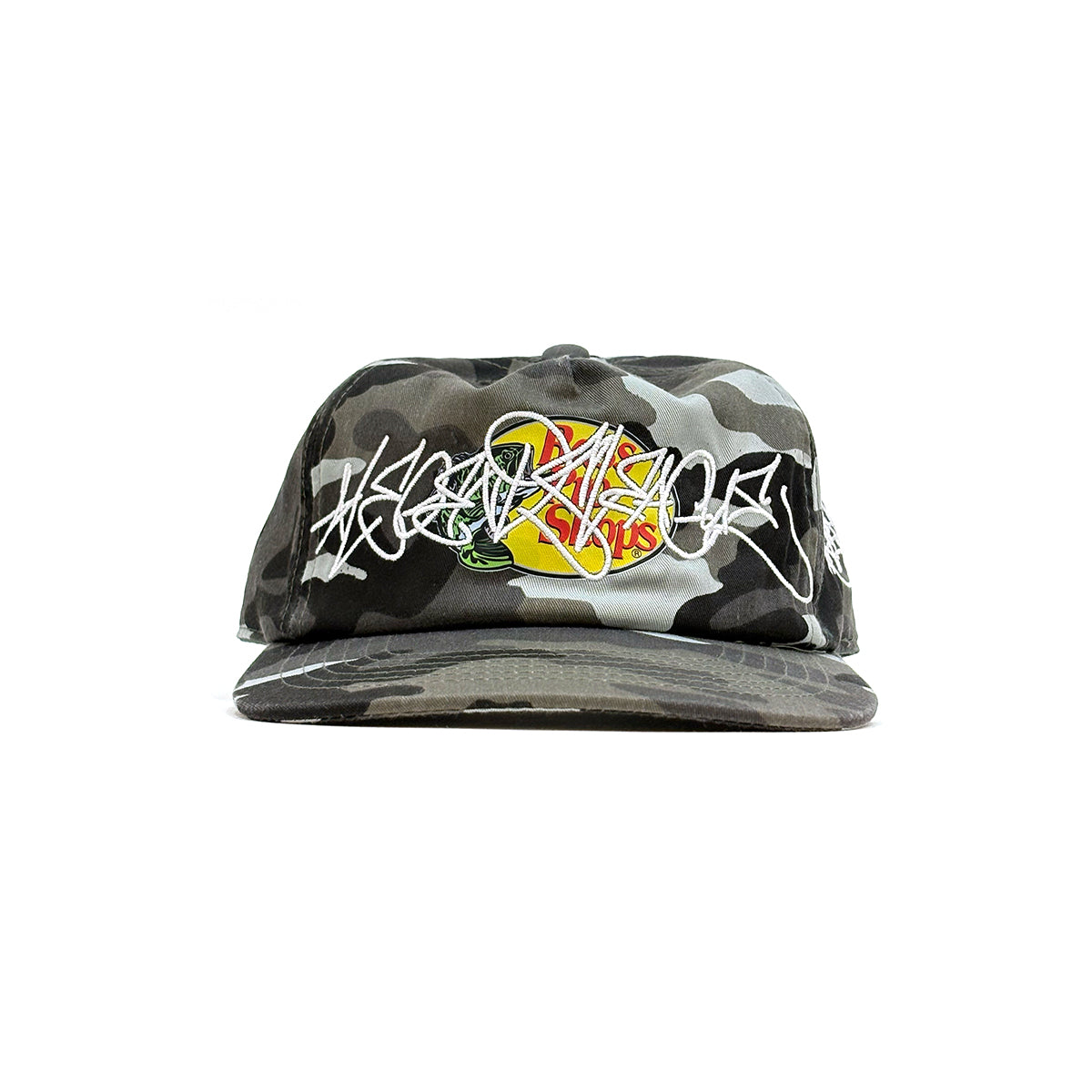 Bass Pro Shops "Wysper" 5-Panel Cap [Black Camo]