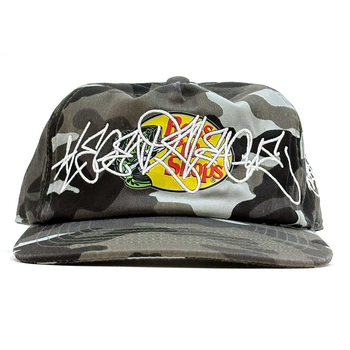 Bass Pro Shops "Wysper" 5-Panel Cap [Black Camo]