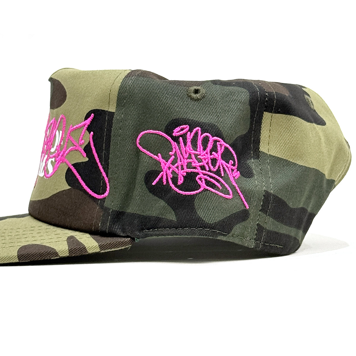 Member Of No Clubs "Wysper" 5-Panel Cap [Woodland Camo]