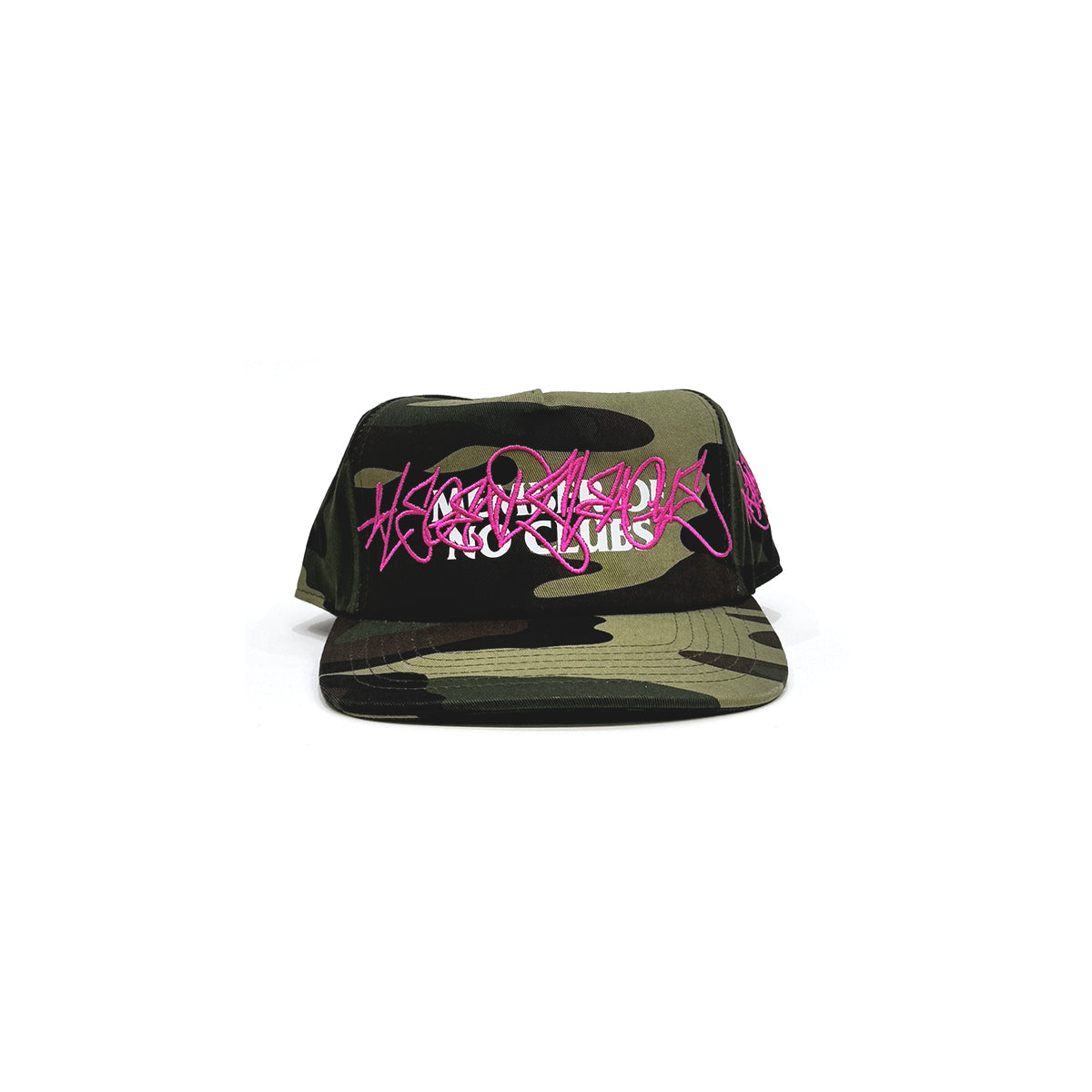 Member Of No Clubs "Wysper" 5-Panel Cap [Woodland Camo]