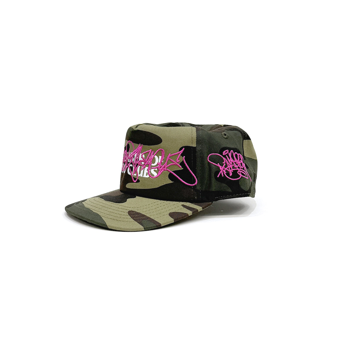 Member Of No Clubs "Wysper" 5-Panel Cap [Woodland Camo]