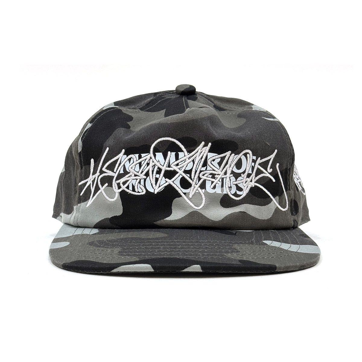 Member Of No Clubs "Wysper" 5-Panel Cap [Black Camo]
