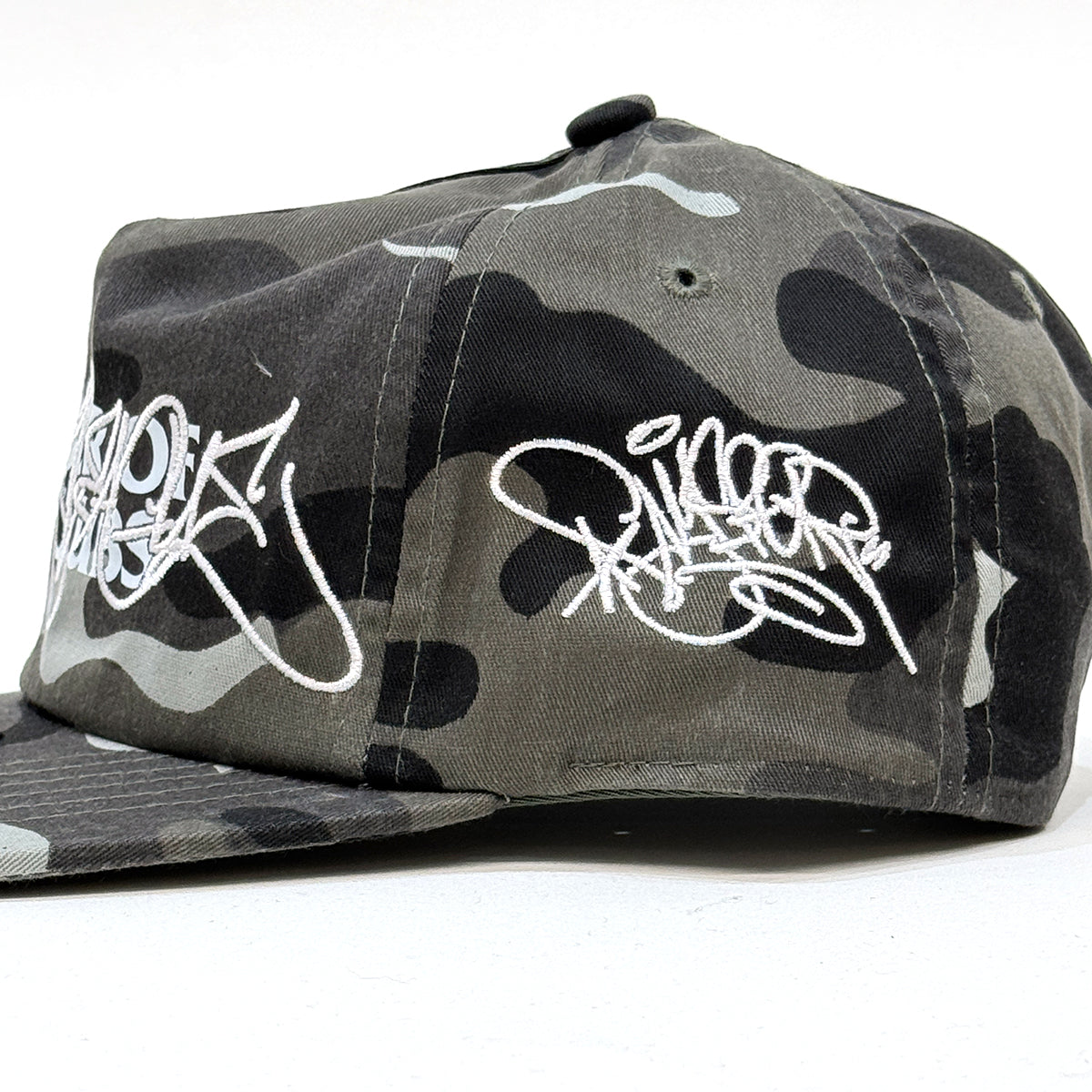 Member Of No Clubs "Wysper" 5-Panel Cap [Black Camo]