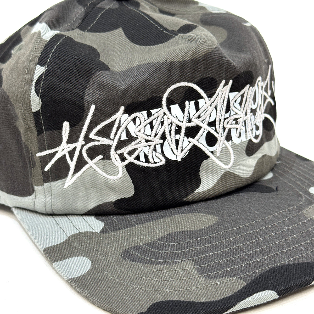 Member Of No Clubs "Wysper" 5-Panel Cap [Black Camo]
