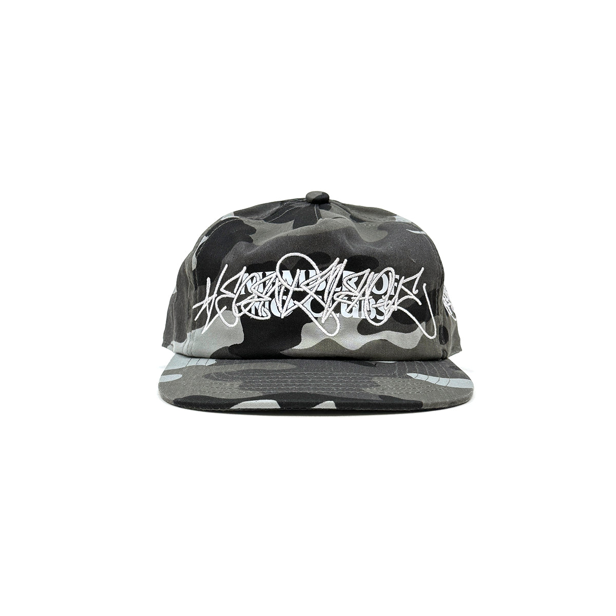 Member Of No Clubs "Wysper" 5-Panel Cap [Black Camo]