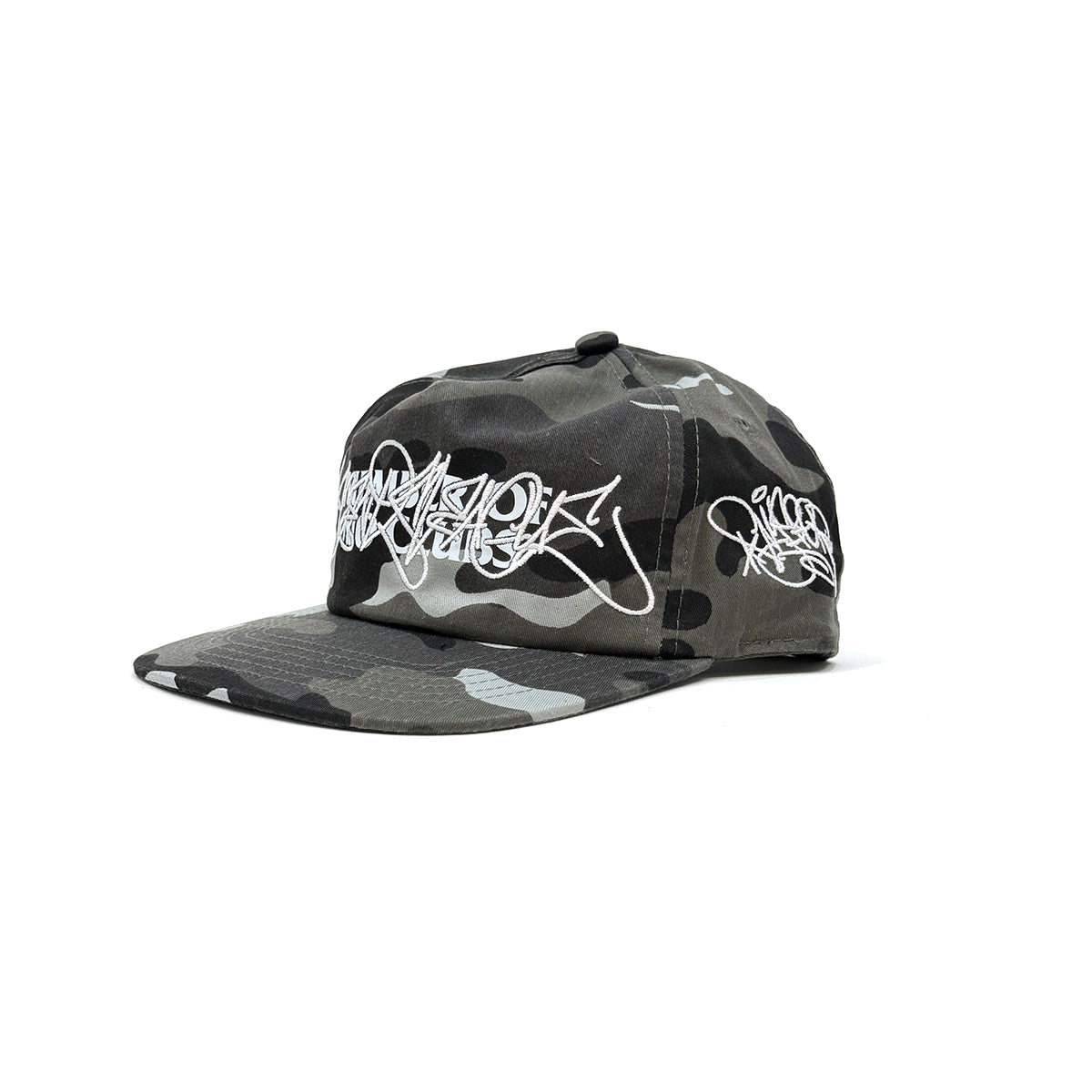 Member Of No Clubs "Wysper" 5-Panel Cap [Black Camo]