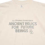 ANCIENT RELICS “PRINT EMBROIDERY” T-SHIRT [NATURAL]