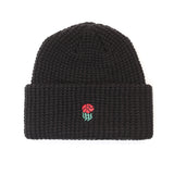 FAMILY FLOWER WAFFLE KNIT BEANIE