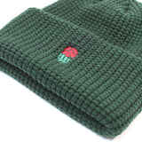 FAMILY FLOWER WAFFLE KNIT BEANIE