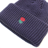 FAMILY FLOWER WAFFLE KNIT BEANIE