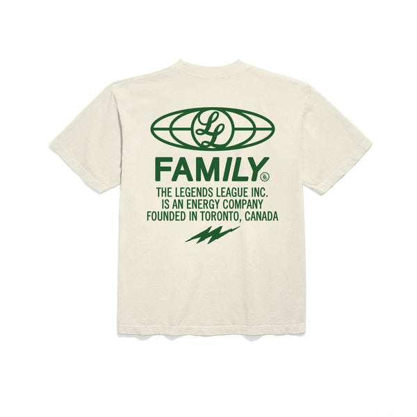 "LL FAMILY" T-SHIRT [NATURAL]