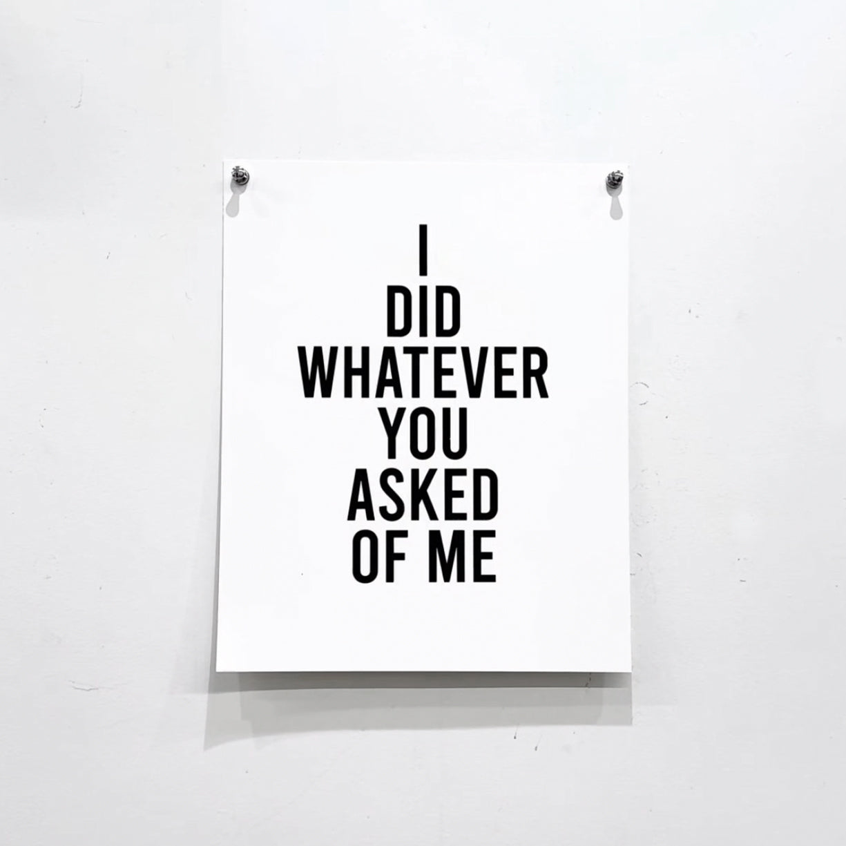 "I Hate You: Mixed Messages" Original - Signed [16x20"]