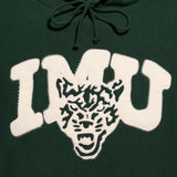 "ILY. IMU. WYD. - DECAYED" HOODED SWEATSHIRT [FOREST GREEN]