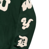 "ILY. IMU. WYD. - DECAYED" HOODED SWEATSHIRT [FOREST GREEN]