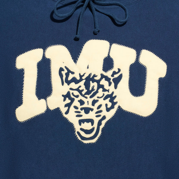 "ILY. IMU. WYD. - DECAYED" HOODED SWEATSHIRT [NAVY]