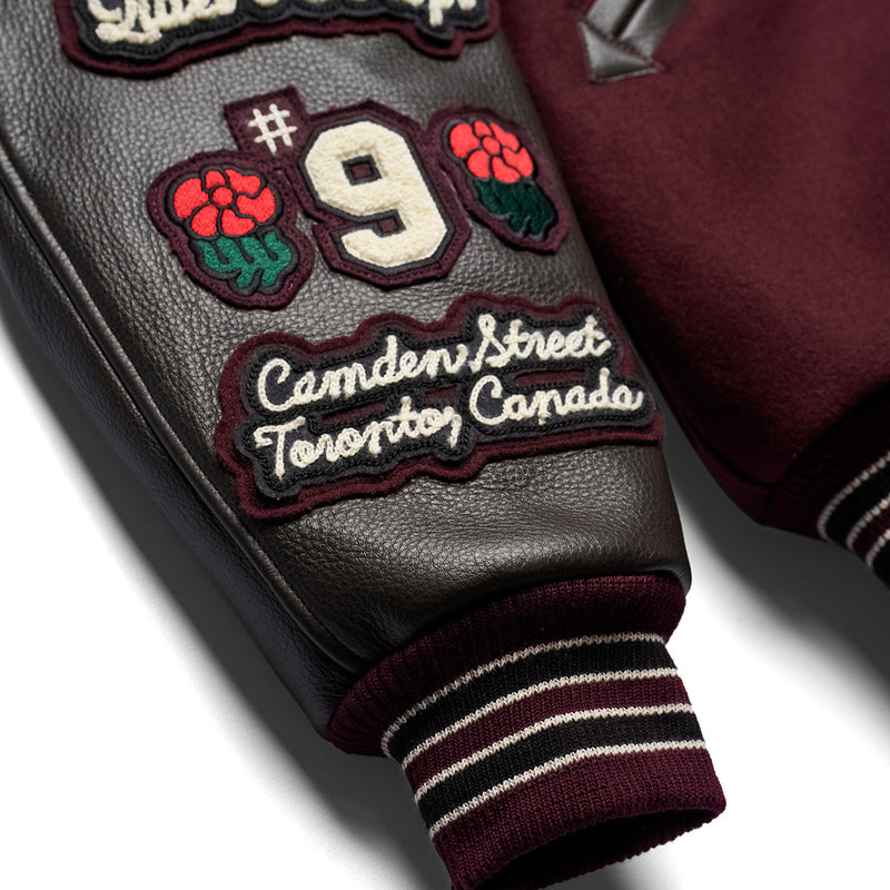 "YESTERDAY & 100 YEARS" ROOTS AWARD JACKET [BURGUNDY/BROWN]