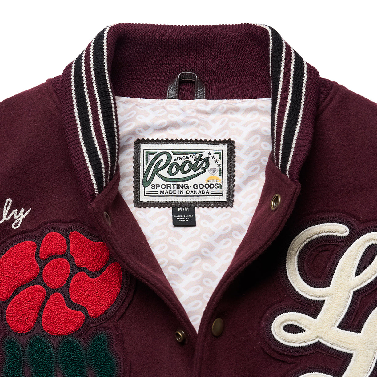 "Yesterday & 100 Years" Roots Award Jacket [Burgundy/Brown]