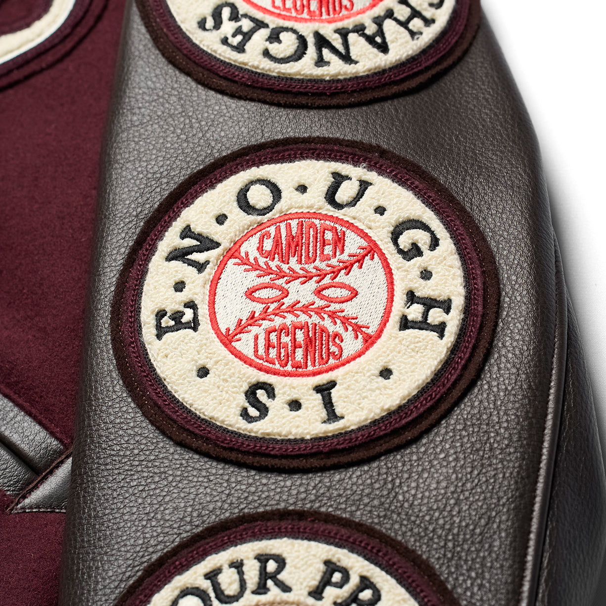 "Yesterday & 100 Years" Roots Award Jacket [Burgundy/Brown]