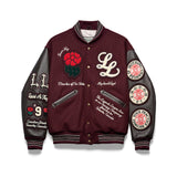 "YESTERDAY & 100 YEARS" ROOTS AWARD JACKET [BURGUNDY/BROWN]