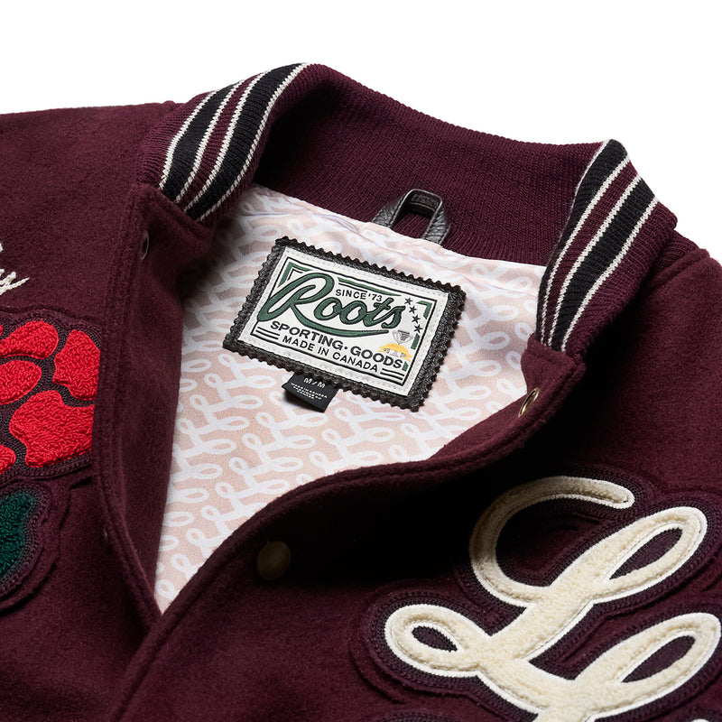 "YESTERDAY & 100 YEARS" ROOTS AWARD JACKET [BURGUNDY/BROWN]