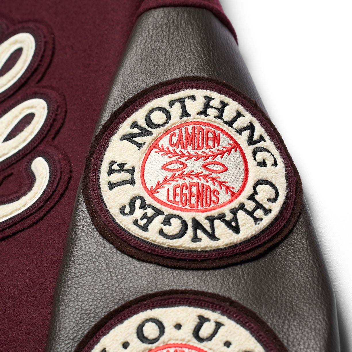 "Yesterday & 100 Years" Roots Award Jacket [Burgundy/Brown]