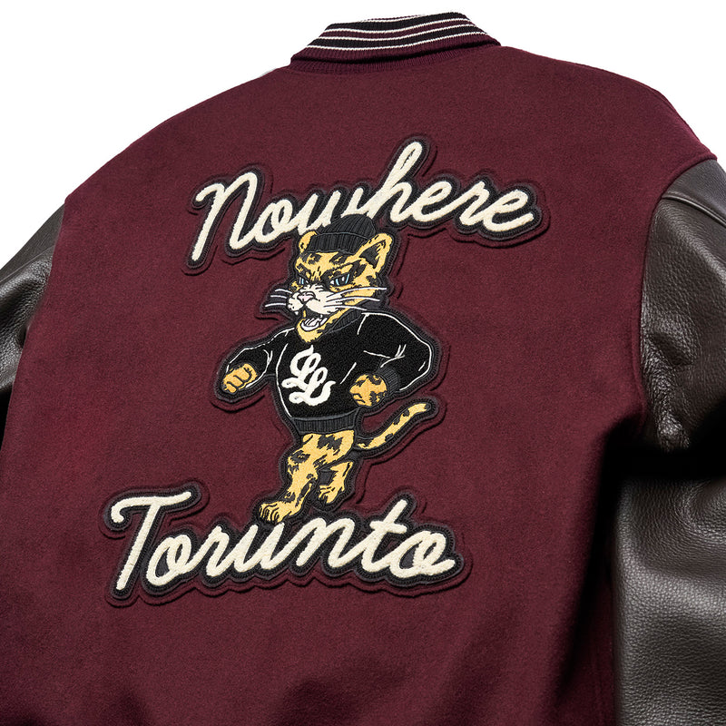 "YESTERDAY & 100 YEARS" ROOTS AWARD JACKET [BURGUNDY/BROWN]