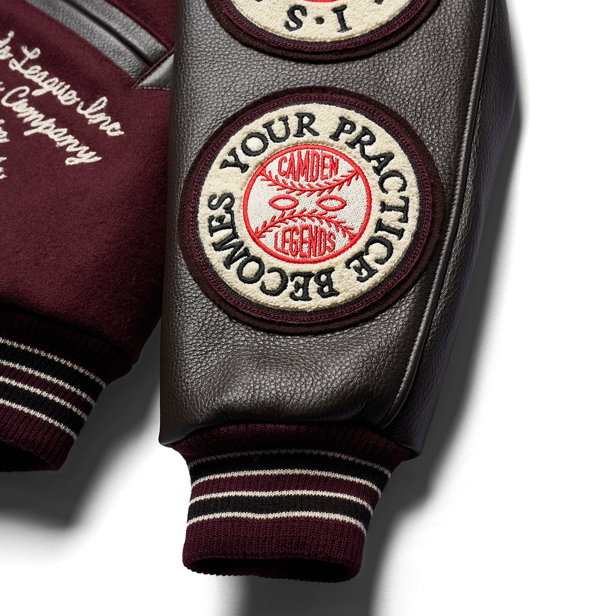 "Yesterday & 100 Years" Roots Award Jacket [Burgundy/Brown]