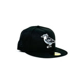 BLUE BIRD NEW ERA 59FIFTY CAP [BLACK]