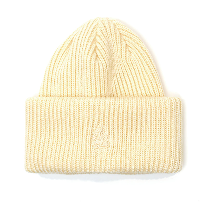 STAPLE LL LOGO DOUBLE CUFF BEANIE