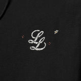 STAPLE LL LOGO “HANDWORK” HOODED SWEATSHIRT [BLACK]